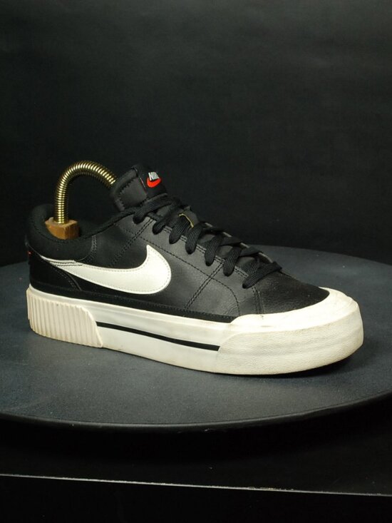 Nike Shoes - Nike Blazer Low 77 Jumbo Shoes Black Leather Sneakers DM7590-00
